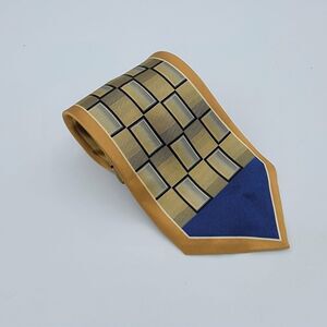 Stacy Adams Butterscotch / Striped Necktie size 61x4 inches extra long